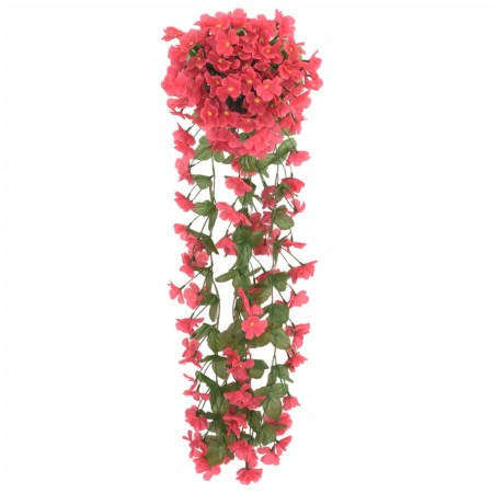 vidaXL Künstliche Blumengirlanden 3 Stk. Rose 85 cm