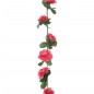vidaXL Künstliche Blumengirlanden 6 Stk. Rosenrot 250 cm vidaXL Künstliche Blumengirlanden 6 Stk. Rosenrot 250 cm