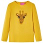 Kinder-Langarmshirt Dunkles Ocker 116 Kinder-Langarmshirt Dunkles Ocker 116