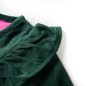 Kinderbluse mit Rüschen Dunkelgrün 140 Kinderbluse mit Rüschen Dunkelgrün 140