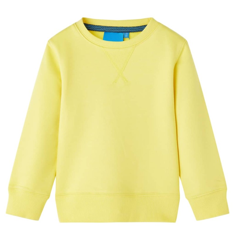 Kinder-Sweatshirt Hellgelb 104 Kinder-Sweatshirt Hellgelb 104