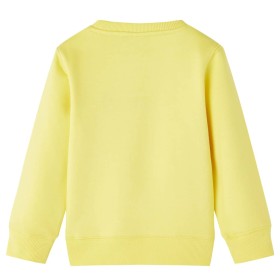 Kinder-Sweatshirt Hellgelb 104