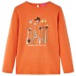Kinder-Langarmshirt Dunkelorange 92 Kinder-Langarmshirt Dunkelorange 92