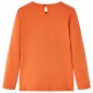Kinder-Langarmshirt Dunkelorange 92 Kinder-Langarmshirt Dunkelorange 92