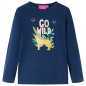 Kinder-Langarmshirt Marineblau 92 Kinder-Langarmshirt Marineblau 92