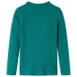Kinder-Langarmshirt Rippstrick Dunkelgrün 92 Kinder-Langarmshirt Rippstrick Dunkelgrün 92