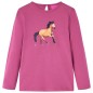 Kinder-Langarmshirt Himbeerrot 92 Kinder-Langarmshirt Himbeerrot 92