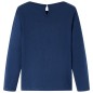 Kinder-Langarmshirt Marineblau 104 Kinder-Langarmshirt Marineblau 104