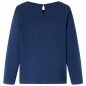 Kinder-Langarmshirt Marineblau 128 Kinder-Langarmshirt Marineblau 128