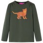 Kinder-Langarmshirt Khaki 92 Kinder-Langarmshirt Khaki 92