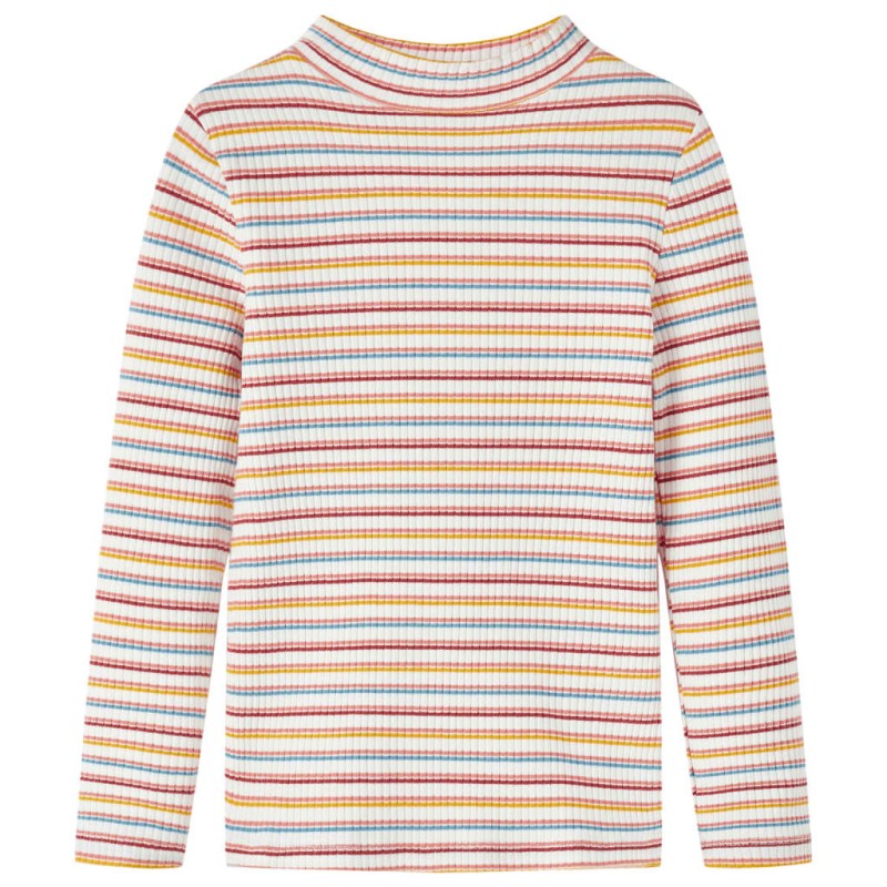 Kinder-Langarmshirt Halbrollkragen Ecru 104 Kinder-Langarmshirt Halbrollkragen Ecru 104