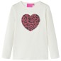 Kinder-Langarmshirt Ecru 140 Kinder-Langarmshirt Ecru 140