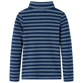 Kinder-Langarmshirt Marineblau 140