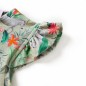 Kinderkleid mit Flügelärmeln Hellkhaki 104 Kinderkleid mit Flügelärmeln Hellkhaki 104