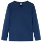 Kinder-Langarmshirt Marineblau 128 Kinder-Langarmshirt Marineblau 128