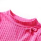 Kinder-Langarmshirt Rippstrick Knallrosa 140 Kinder-Langarmshirt Rippstrick Knallrosa 140