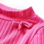 Kinder-Langarmshirt Rippstrick Knallrosa 140 Kinder-Langarmshirt Rippstrick Knallrosa 140