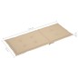 vidaXL Gartenstühle 6 Stk. mit Beigen Kissen Massivholz Teak vidaXL Gartenstühle 6 Stk. mit Beigen Kissen Massivholz Teak