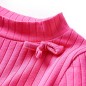 Kinder-Langarmshirt Rippstrick Knallrosa 116 Kinder-Langarmshirt Rippstrick Knallrosa 116