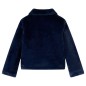 Kindermantel Kunstpelz Marineblau 104 Kindermantel Kunstpelz Marineblau 104