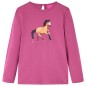 Kinder-Langarmshirt Himbeerrot 116 Kinder-Langarmshirt Himbeerrot 116