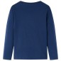 Kinder-Langarmshirt Marineblau 116 Kinder-Langarmshirt Marineblau 116