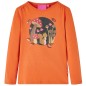 Kinder-Langarmshirt Dunkelorange 116 Kinder-Langarmshirt Dunkelorange 116