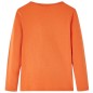Kinder-Langarmshirt Dunkelorange 116 Kinder-Langarmshirt Dunkelorange 116