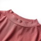 Kinder-Langarmshirt Halbrollkragen Dunkelrot 116 Kinder-Langarmshirt Halbrollkragen Dunkelrot 116