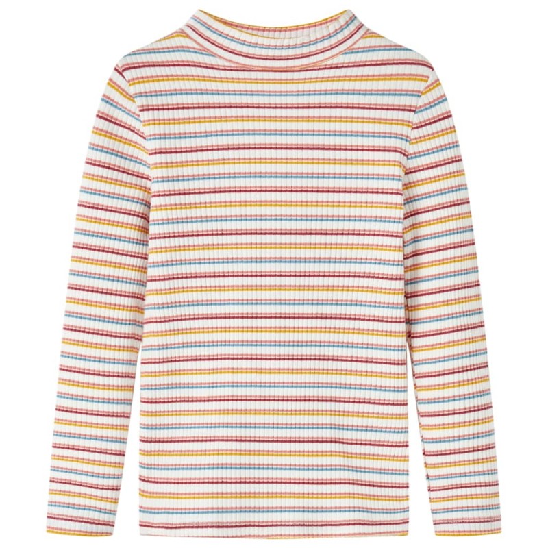 Kinder-Langarmshirt Halbrollkragen Ecru 128 Kinder-Langarmshirt Halbrollkragen Ecru 128