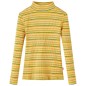 Kinder-Langarmshirt Halbrollkragen Ocker 104 Kinder-Langarmshirt Halbrollkragen Ocker 104