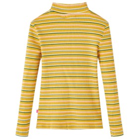 Kinder-Langarmshirt Halbrollkragen Ocker 104