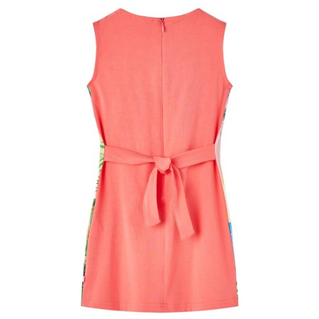 Kinderkleid Korallenrosa 104