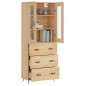 Highboard Sonoma-Eiche 69,5x34x180 cm Holzwerkstoff Highboard Sonoma-Eiche 69,5x34x180 cm Holzwerkstoff