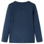 Kinder-Langarmshirt Marineblau Melange 140 Kinder-Langarmshirt Marineblau Melange 140