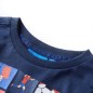 Kinder-Langarmshirt Marineblau Melange 116 Kinder-Langarmshirt Marineblau Melange 116