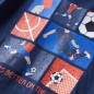 Kinder-Langarmshirt Marineblau Melange 116 Kinder-Langarmshirt Marineblau Melange 116