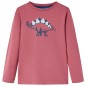 Kinder-Langarmshirt Dunkelrot 92 Kinder-Langarmshirt Dunkelrot 92