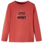 Kinder-Langarmshirt Dunkelrot 92 Kinder-Langarmshirt Dunkelrot 92