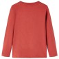 Kinder-Langarmshirt Dunkelrot 92 Kinder-Langarmshirt Dunkelrot 92