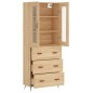 Highboard Sonoma-Eiche 69,5x34x180 cm Holzwerkstoff Highboard Sonoma-Eiche 69,5x34x180 cm Holzwerkstoff