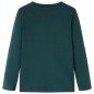 Kinder-Langarmshirt Dunkelgrün 104 Kinder-Langarmshirt Dunkelgrün 104