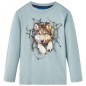 Kinder-Langarmshirt Hellblau 104 Kinder-Langarmshirt Hellblau 104