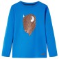 Kinder-Langarmshirt Kobaltblau 140 Kinder-Langarmshirt Kobaltblau 140