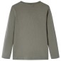 Kinder-Langarmshirt Khaki 104 Kinder-Langarmshirt Khaki 104