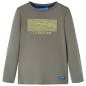 Kinder-Langarmshirt Khaki 128 Kinder-Langarmshirt Khaki 128