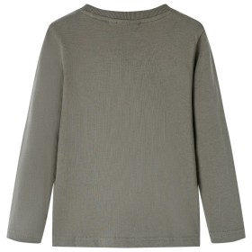 Kinder-Langarmshirt Khaki 128