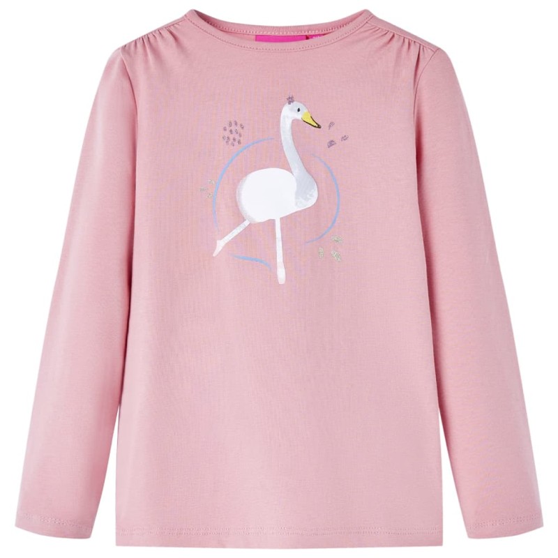 Kinder-Langarmshirt Hellrosa 92 Kinder-Langarmshirt Hellrosa 92