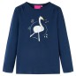 Kinder-Langarmshirt Marineblau 92 Kinder-Langarmshirt Marineblau 92