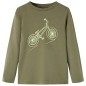 Kinder-Langarmshirt Khaki 116 Kinder-Langarmshirt Khaki 116